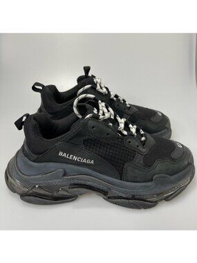Balenciaga Black Triple S Sneakers Size EU 41/US 11